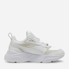 Акция на Жіночі кросівки Puma Cassia Lux 39783701 41 (7.5UK) 26.5 см Puma White-Alpine Snow-Puma Gold от Rozetka