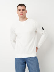 Акція на Світшот чоловічий Calvin Klein Jeans 11430.2 XL Білий від Rozetka