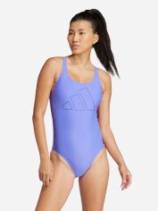 Акція на Суцільний купальник жіночий Adidas Big Bars Suit JG5820 44 Cobblu/Dkblue від Rozetka