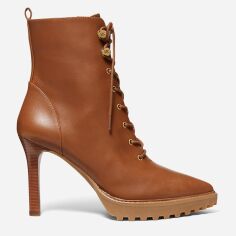 Акція на Жіночі ботильйони Michael Kors 434126413 38.5 Коричневі від Rozetka
