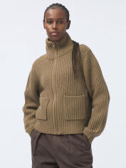 Акція на Кардиган в'язаний жіночий UNIQLO 102070433 XL Коричневий від Rozetka