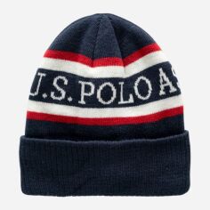 Акція на Шапка чоловіча U.S. Polo Assn 69469804 One Size Синя від Rozetka
