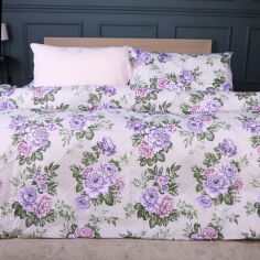 Акція на Постельное белье 17-0711 Delicate Blossoms ranforce-elite MirSon Двуспальный комплект від Podushka