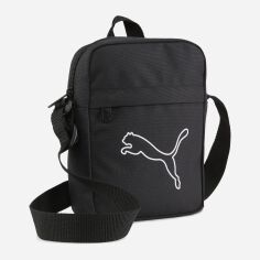 Акція на Спортивна сумка крос-боді через плече тканинна Puma Plus Portable 09118201 Чорна від Rozetka