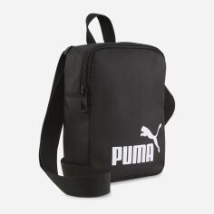 Акція на Спортивна сумка крос-боді через плече тканинна Puma Phase Portable 09117301 Чорна від Rozetka