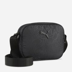 Акція на Спортивна сумка крос-боді через плече тканинна Puma Pop Crossbody Bag-Graffiti Ao 09133801 Чорна від Rozetka