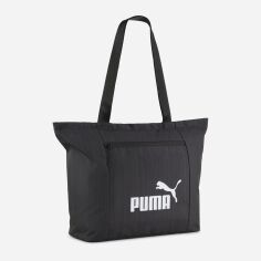 Акція на Спортивна сумка шопер жіноча тканинна велика Puma Base Shopper 09134501 Чорна від Rozetka
