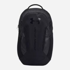 Акція на Рюкзак спортивний тканинний 29 л водонепроникний Under Armour Hustle 6.0 Backpack 29L 1384672-003 Чорний від Rozetka