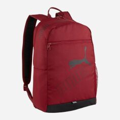 Акція на Рюкзак спортивний тканинний 21 л вміщує формат А4 Puma Phase Ii 07995235 Темно-червоний від Rozetka