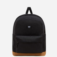 Акція на Рюкзак тканинний 22л вміщує формат А4 Vans Bag VN000HRJBLK1 Чорний/Коричневий від Rozetka