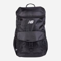 Акція на Рюкзак спортивний тканинний 23 л вміщує формат A4 New Balance Essentials TL LAB51904BK Чорний від Rozetka