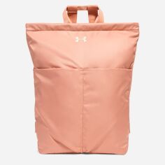 Акція на Рюкзак жіночий спортивний тканинний 16 л вміщує формат А4 Under Armour Studio Lite Backpack 1388909-696 Рожевий від Rozetka