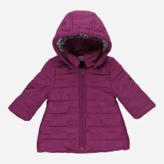 Акція на Дитяча демісезонна куртка довга для дівчинки Chicco GD-00092796 62 см Бордова від Rozetka