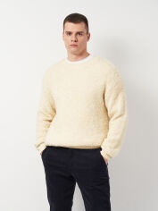 Акція на Світшот чоловічий Pull & Bear 8556519712p08 L Бежевий від Rozetka