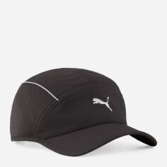 Акція на Кепка Puma Runner Short Visors 5 Panel Cap 02616701 M Black від Rozetka