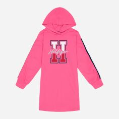 Акція на Підліткове плаття-худі для дівчинки Tommy Hilfiger 146602393 164 см Рожеве від Rozetka