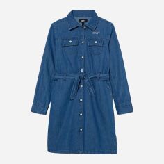 Акція на Підліткова сукня для дівчинки DKNY 536135518 146 см Синя від Rozetka