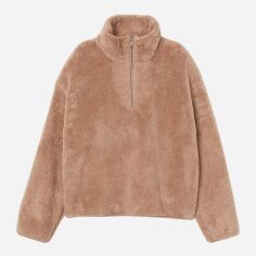 Акція на Толстовка на блискавці жіноча H&M 8659382wer M Бежева від Rozetka