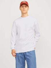 Акція на Лонгслів чоловічий Jack & Jones 12256422 XL Білий від Rozetka