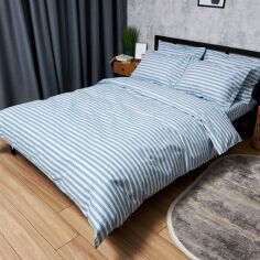 Акція на Комплект постільної білизни Moon&Star King Size 220x240 наволочки 2х40х60 Бязь Gold Люкс Calm Waters (MS-820006125) від Rozetka