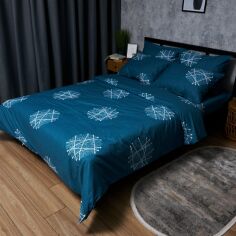 Акція на Комплект постільної білизни Moon&Star King Size 220x240 наволочки 2х70х70 Satin Elit Crystal Threads (MS-820008262) від Rozetka