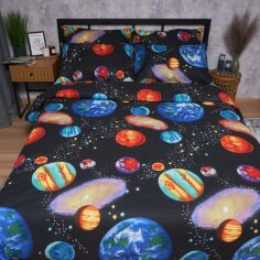 Акція на Підковдра Moon&Star Бязь Gold Люкс Universe Magic King Size 220 x 240 см (MS-870000754) від Rozetka