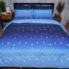Акція на Підковдра Moon&Star Бязь Gold Люкс Night Glow Полуторна Євро 160 x 220 см (MS-870000681) від Rozetka