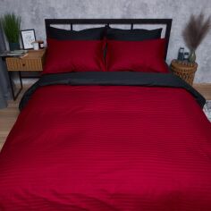 Акція на Підковдра Moon&Star Satin Stripe Dark Romance Двоспальна 175 x 210 см (MS-870000967) від Rozetka