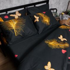 Акція на Набір наволочок Moon&Star Golden Flutter Мікросатин Premium 50x70 см 2 шт (MS-840001101) від Rozetka