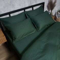Акція на Набір наволочок Moon&Star Mystic Green Satin Stripe 40x40 см 2 шт (MS-840001248) від Rozetka