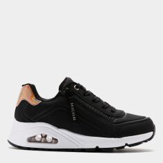Акція на Підліткові кросівки для дівчинки Skechers Uno Gen1 310554L BKRG 36 Чорні від Rozetka