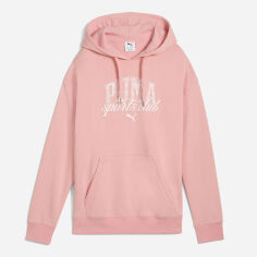 Акція на Худі жіноче PUMA Class 68503418 L Pink Fruit від Rozetka