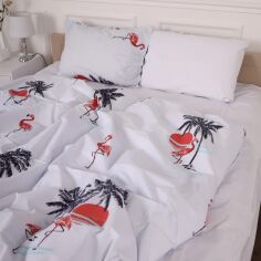 Акція на Комплект постільної білизни MirSon King Size 220х240 см 17-4821 Loraine Бязь від Rozetka
