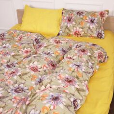 Акція на Комплект постільної білизни MirSon King Size 220х240 см 22-1344 Lauro Сатин від Rozetka