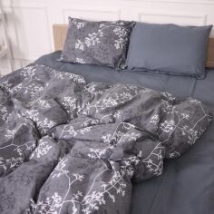 Акція на Комплект постільної білизни MirSon King Size 220х240 см 17-4838 Cherubino Бязь від Rozetka