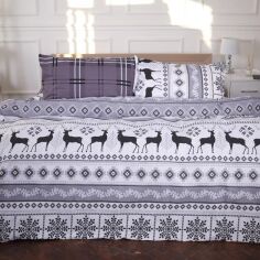 Акція на Комплект постільної білизни MirSon Полуторний 143х210 см 17-0654 Reindeer Ranforce Elite від Rozetka