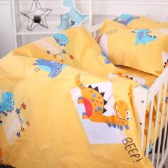 Акція на Підковдра MirSon полуторна 143x210 см Kids Time 20-0033 Good dinosaur бязь від Rozetka