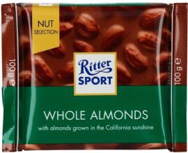 Акція на Шоколад Ritter Sport Nut Selection молочний з цільними мигдальними горіхами 100 г від Rozetka