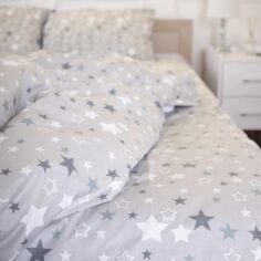 Акція на Простирадло MirSon Бязь 17-0660 Gray sky 180x220 см від Rozetka