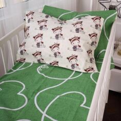 Акція на Простирадло MirSon полуторне 150x220 см Kids Time 20-0031 Ladybug бязь від Rozetka