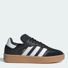 Акція на Чоловічі кеди низькі Adidas Samba Xlg IE1379 42 (8UK) 26.5 см Cblack/Ftwwht/Gum3 від Rozetka