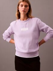 Акція на Світшот на флісі жіночий Calvin Klein Faded Monogram Logo 225166783 XL Фіолетовий від Rozetka