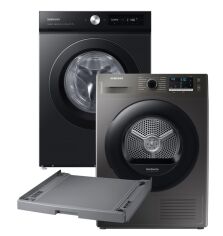 Акція на Пральна машина повногабаритна Samsung WW11B1504CABUA + Сушильна машина Samsung DV90TA040AX/UA + Сполучний комплект Samsung SKK-DDX (комплект) від Rozetka