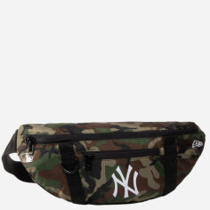 Акція на Сумка на пояс бананка тканинна New Era MLB Waist Bag NYY WDC 12145411 Камуфляжна від Rozetka