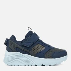 Акція на Підліткові кросівки для хлопчика Skechers Uno Lite 405715L NVCC 35 Сині від Rozetka