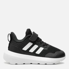 Акція на Дитячі кросівки для дівчинки Adidas Fortarun 3.0 El C IH2859 30 Coreblack/Ftwwht/Cor від Rozetka