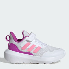 Акція на Підліткові кросівки для дівчинки Adidas Fortarun 3.0 El C JI2191 35 Ftwwht/Blipnk/Flapnk від Rozetka