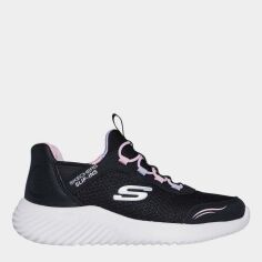 Акція на Дитячі кросівки для дівчинки Skechers Bounder 303585L BLK 32 Чорні від Rozetka