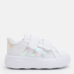 Акція на Дитячі кеди для дівчинки Adidas Grand COURT 2.0 CF I ID5265 24 Ftwr White від Rozetka