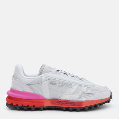 Акція на Жіночі кросівки Lacoste Elite Active 749SFA0002-LT5 39 (T5.5) 25.2 см Lt Gry/Org від Rozetka